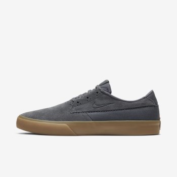 Nike SB Shane - Férfi Deszkás Cipő - Sötét Szürke/Sötét Szürke/Világos Barna/Fekete